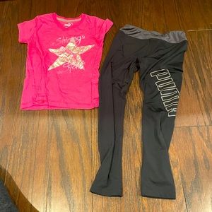 Girls puma set